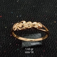 cincin emas kadar 750 toko emas gajah online Salatiga 965