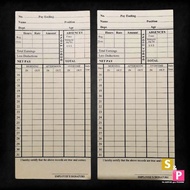 Vanda Time Card ( Hard ) DTR Form 48 (100pcs)
