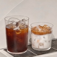 Japanese style minimalist thin mouth glass cup 550ml, 350ml