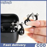 OUSY Custom Design Earphone Clip Shining Star Alloy Material Lightweight Free Clip for Outdoor Sport