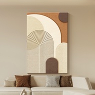 (With Frame) Morandi Canvas Painting Abstract Line Art Prints Picture Posters