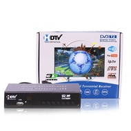 กล่องใส่ DVB-C ตัวรับทีวีขายดีดีวีบี T2 H.264เครื่องรับทีวีรับสัญญาณภาคพื้นดิน1080P กล่องรับสัญญาณ DVB-T2