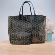 GOYARD SAINT LOUIS TOTE BAG BLACK戈雅托特包黑色