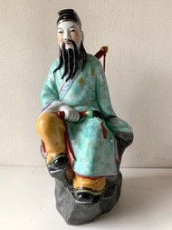 呂洞賓/呂祖/純陽祖師 道教八仙 景德鎮 早期石灣陶瓷公仔