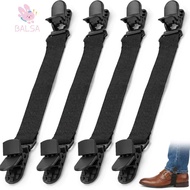 Balsa Boot Straps - 4pc Set, Adjustable Clip Straps for Motorcycle Riding