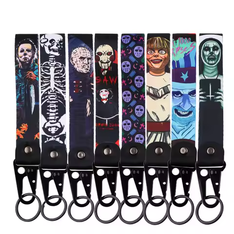 Halloween Horror Eagle Beak Keychain Motorcycles Cars Keychains Cool Key Tag Portable Keyrings Trink