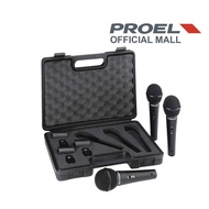PROEL EIKON DM800KIT Dynamic Singing Vocal Microphone (DM-800KIT, DM800 KIT)