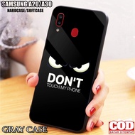 SAMSUNG A20/A30 Case - SAMSUNG A20/A30 Casing (BLACK) SAMSUNG A20/A30 Silicone - Case hp - Casing hp