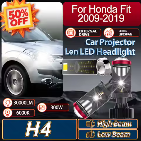 For Honda Fit 2009 2010 2011-2019 High Beam Headlamp Ampoule 300W Long Lifespan Low Beam Headlight B
