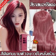 ไม่ต้องกัดสีผมค่ะ CAYIROM ยาย้อมผม ยาย้อมผมสีเขียว สีย้อมผมติดทน ใช้ง่ายย้อมสีง่าย สวยและเงางาม อ่อน