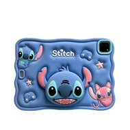 Tablet Case Telescopic Stand Cute 3D Stereoscopic Stick Cartoon silicone tablet cover for Samsung Ta