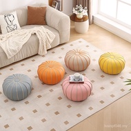 Stool Small Stool Living Room Stool Pier Stool Coffee Table Stool Low Stool High-End Luxury Pumpkin 