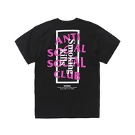 New FR2 Anti Social Club Smoking kills short-sleeved cotton-print T-shirt trend for men and women