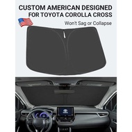 NASTA For Corolla Cross Black Sunshade 2022–2025 Toyota Corolla Cross Windshield Cover Double Laye