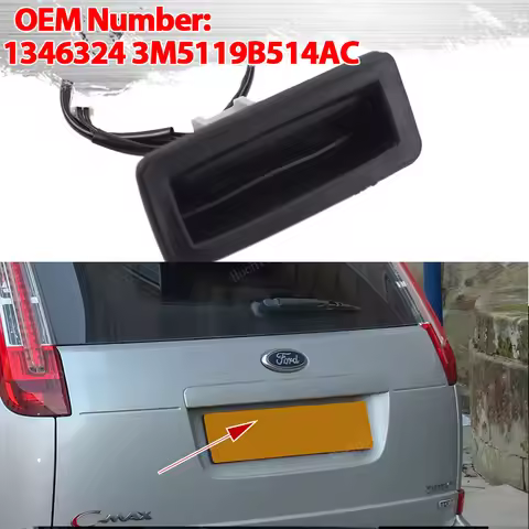 Rear Trunk Lock Boot Release Switch Tailgate Handle For Ford Focus C-MAX CAP 03-07 CAB 1346324 3M511