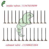 intake valves 11347633699 exhaust valve 11348621264 Engine Valves Set For BMW MINI 330i X3 Cooper S 