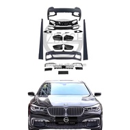 Auto accessories for BMW 7 series G11 G12 2016 pre upgrade M760 bodykit front rear bumpers side skir