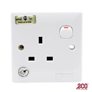 Eco Shop 13A Switch Socket - AE-L006-T05-05 - AE-L006-T05-05