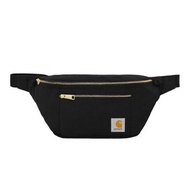 日本 Carhartt 黑色帆布 WIP Canvas 斜咩 腰包