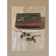 Brass water tap SOLIGEN E02 brass ball water tap SOLIGEN
