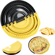 Tortilla Press & Quesadilla Maker, 4-in-1 Tortilla Sealer Crimper for Empanadas, Dumplings, 10/8/6/4