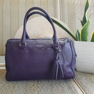 PRELOVED COACH HANDBAG. PURPLE SATCHEL