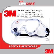 3M 1621AF Safety Goggle Anti Fog (Clear/ Transparent)with 3M logo 3M Safety Goggles 3M Safety Glasse