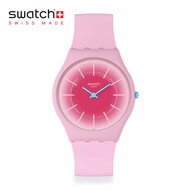 Swatch Skin RADIANTLY PINK SS08P110 Pink Silicone Strap Watch