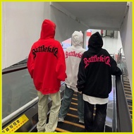 ✟ ✢ ⊕ 【Hot】Spiderman Street style printing Couple Zipper hoodie jacket spider loose Sweatshirts