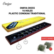 (1UNIT) OMIYA CK555 Plastic Congkak Traditional [16 Holes] X 1UNIT