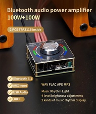 Voktta XY-D100H Hifi mức 100W * 2 stereo Bluetooth Bộ khuếch đại kỹ thuật số ban TPA3116 mô-đun hỗ t