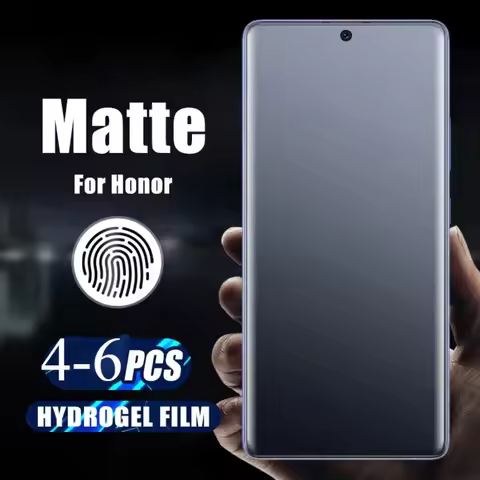 4-6PCS Matte Hydrogel Film for Honor X9b X9a Magic 7 Pro 6 5 Lite Ultimate Screen Protector Honor Pl