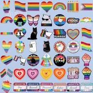 100 Style LGBT Rainbow Enamel Pins Flag Cat Badge Pride Metal Brooches Asexual Gay Lesbian Pins Jewe