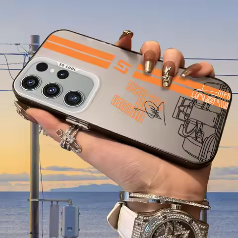 Racer L-Lando N-Norris Frosted Case for Samsung Galaxy S25 S24 S23 S22 Ultra S21 Plus S20 FE A73 A72