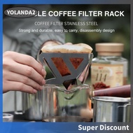 [yolanda2.sg] Folding Pour Over Coffee Dripper Stainless Steel Coffee Dripper Stand for Hiking