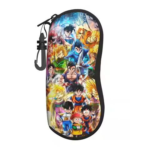 Custom DBZ V-Vegetaes Manga Shell Eyeglasses Case Men Women Cool Comic Glasses Case Sunglasses Box P