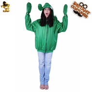 SHUNAICHI Adult Couple Funny Cactus Halloween Costume Funny One-piece Stage Cosplay Party Costume