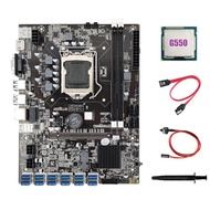 B75 ETH Miner Motoard 12 PCIE Ke USB3.0 + G550 CPU + Grease + Kabel