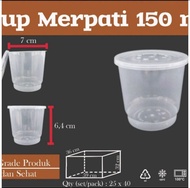isi 25set Cup Puding 150ml / Cup Merpati