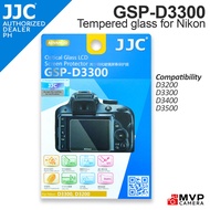 JJC GSP-D3300 LCD Screen Protector for NIKON D3200 D3300 D3400 D3500 Tempered Glass MVP CAMERA