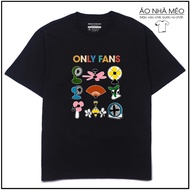 Funny Letter Printed T-shirt - Only Fans - For Men and Women Loose Form 100% Cotton 230gsm Printed T