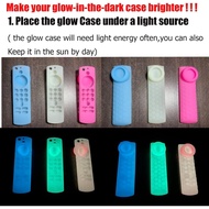 [2 Pack] TV Stick 3rd Gen Remote Cover with tag Holder,Glow in Dark,TV Stick 4k Max Remote Case Comp