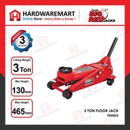 [28KG] BIGRED 3 TON Heavy Duty Hybrid Lift Dual Pump Hydraulic Garage Floor Jack Repair car jek kereta kenderaan 千斤顶