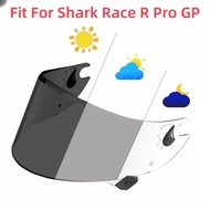 Photochromic Visor For Shark Race R Pro GP Motorcycle Windshield Helmet Uv Lens ZL81