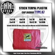 JAGUAR BRAND PLASTIC TARPAULIN ORANGEA7 SIZE 3 X 4 METERS (MEDIUM)