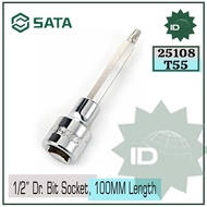 MATA 25108 Star Socket Bits 1/2" Torx T55 Socket Bits 100 mm Sata Tools