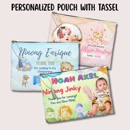 Personalized Pouch Souvenir | Custom Giveaway for Wedding, Birthday, Ninong & Ninang