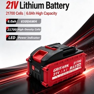 21V MT Battery DY Battery Used for Power Tools Rechargeable Battery 6.0AH Large Capacity Battery
