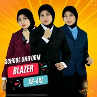 CY BC4 Blazer Sekolah Rendah Menengah Long Sleeve / Blazer Pengawas Sekolah / Uniform Prefect /Maroo