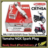YAMAHA NGK CR7HSA SPARK PLUG EGO S FI AVANTIZ SOLARIZ LAGENDA115FI SRL115FI EGO GEAR